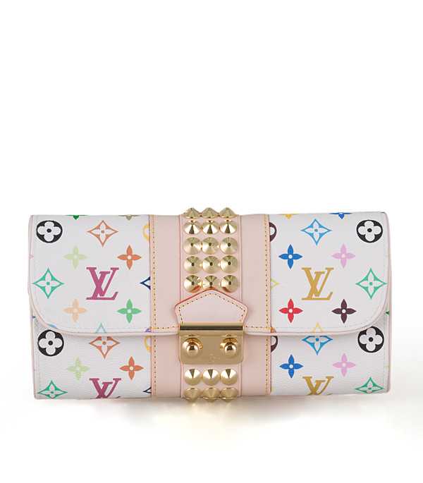 1:1 Copy Louis Vuitton Monogram Multicolore Courtney Clutch M45639 Replica - Click Image to Close